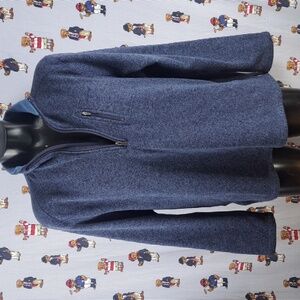 Woolrich Heather blue half zip front pocket 2X pullover casual outdoors sweater